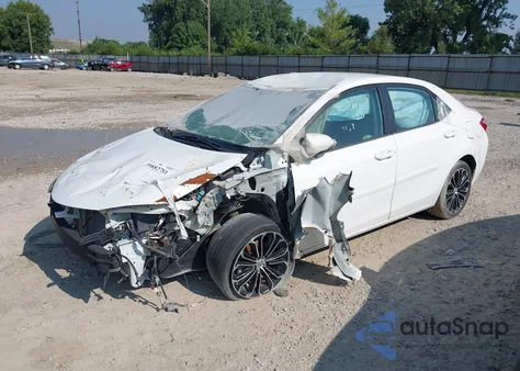 2016 Toyota Corolla S Plus z USA, uszkodzony, nr VIN 2T1BURHE7GC500593